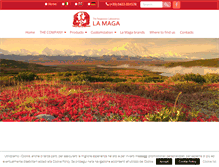 Tablet Screenshot of lamaga.it